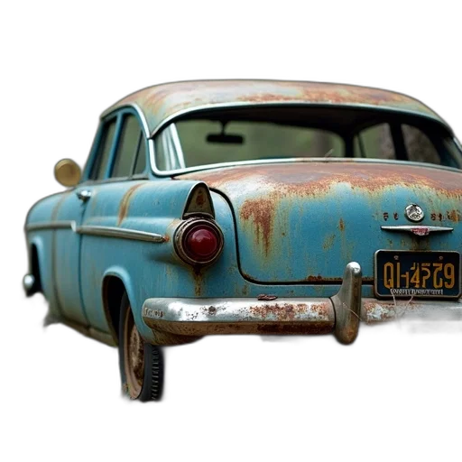 car, photorealistic, 3d render, blue transparent PNG cut-out