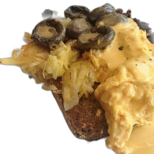 food, plate, featuring, scrambled transparent PNG cut-out