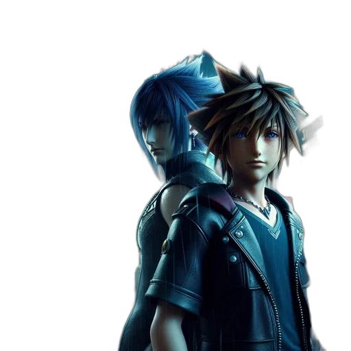 concept art, 3d render, fantasy art, blue transparent PNG cut-out