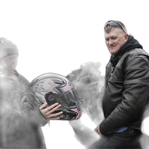 jacket, mask, concept art, photorealistic transparent PNG cut-out