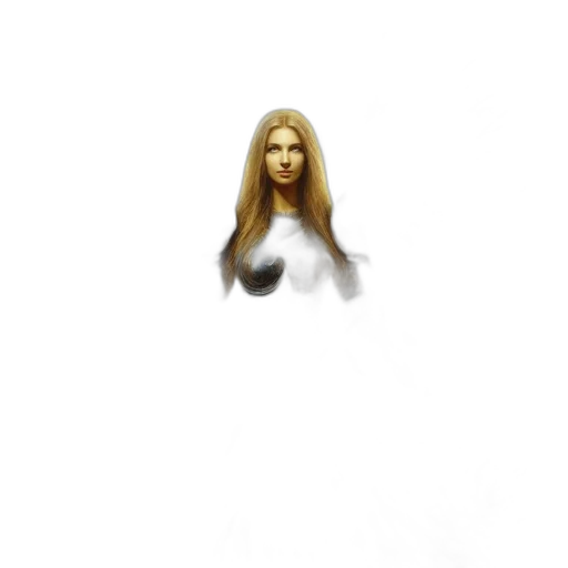 dress, hair, face, robot transparent PNG cut-out