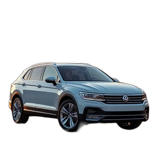 car, photorealistic, volkswagen, crosstour transparent PNG cut-out