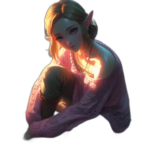 staff, face, dress, crown transparent PNG cut-out