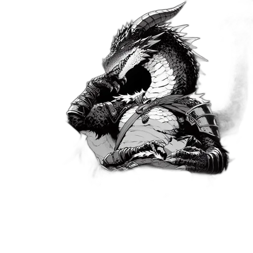 dragon, creature, mask, animal transparent PNG cut-out