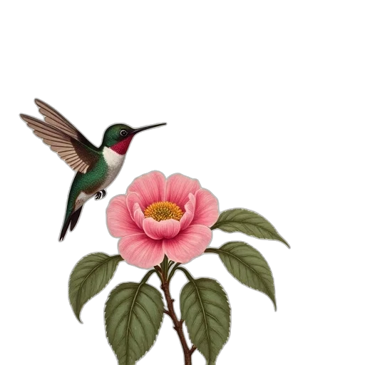 flower, animal, staff, jewelry transparent PNG cut-out