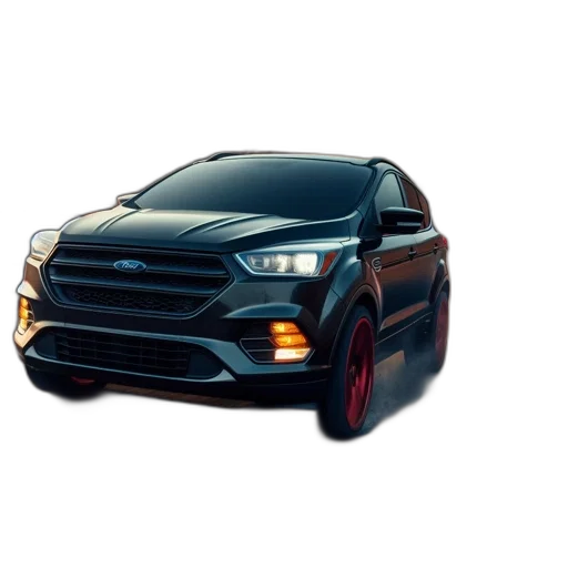 car, photorealistic, 3d render, high-speed transparent PNG cut-out