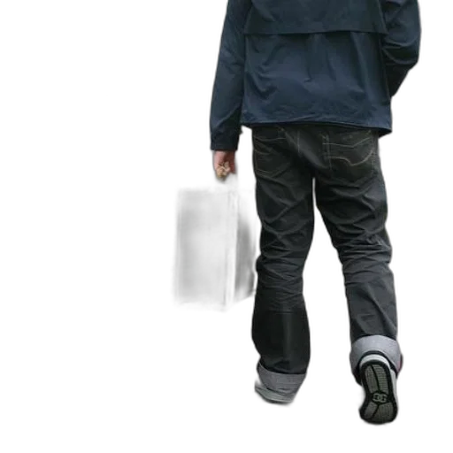 jacket, staff, umbrella, hat transparent PNG cut-out