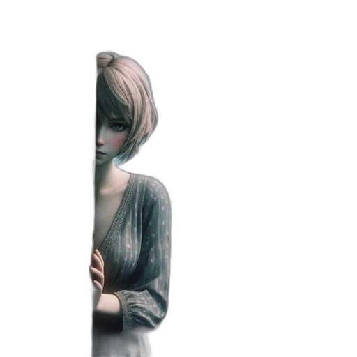 dress, face, mask, staff transparent PNG cut-out