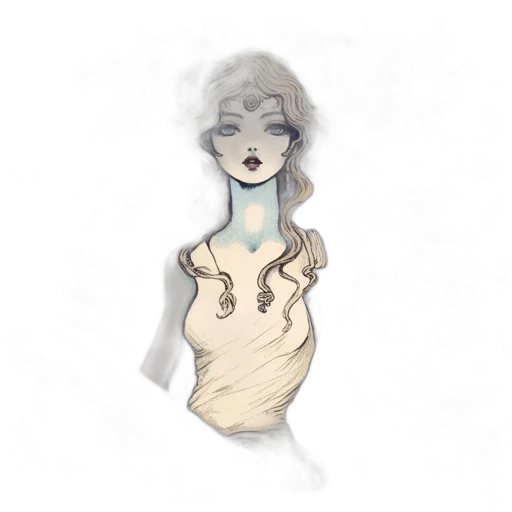 dress, mask, creature, face transparent PNG cut-out