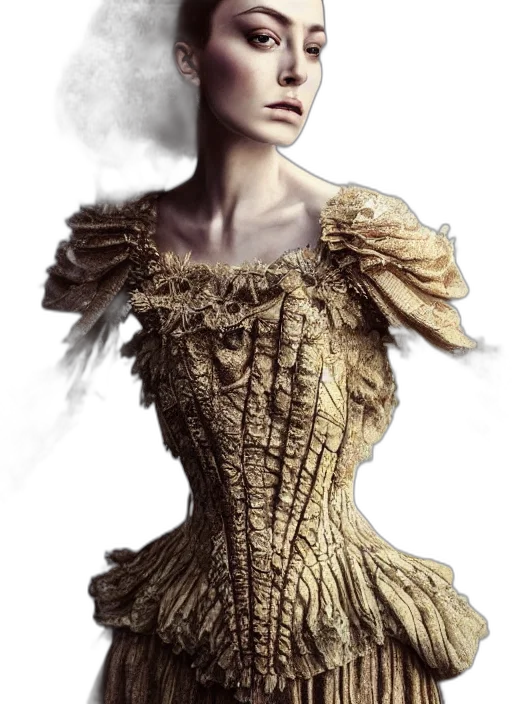 dress, crown, jewelry, hair transparent PNG cut-out