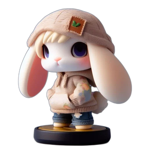 hat, 3d render, concept art, chibi-styled transparent PNG cut-out