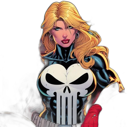 comic book art, concept art, female, character transparent PNG cut-out