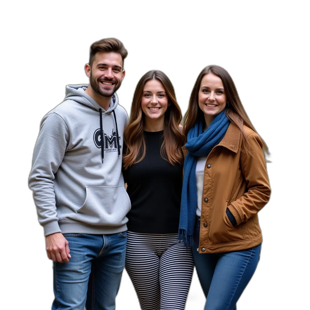 staff, jacket, face, robot transparent PNG cut-out