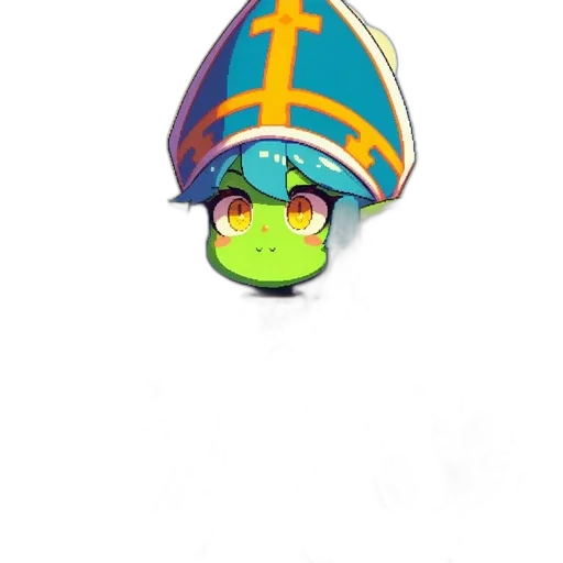 hat, crown, jewelry, staff transparent PNG cut-out