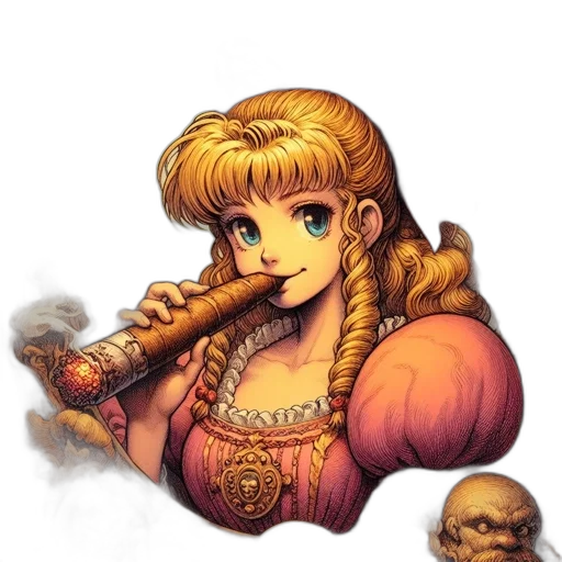 staff, face, weapon, crown transparent PNG cut-out
