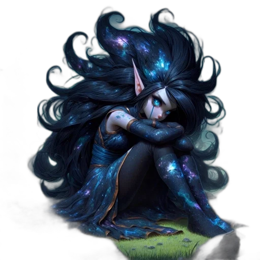 dress, creature, fantasy art, concept art transparent PNG cut-out