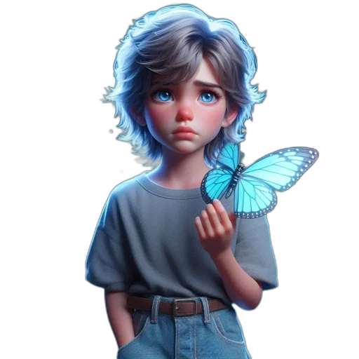 face, creature, dress, staff transparent PNG cut-out