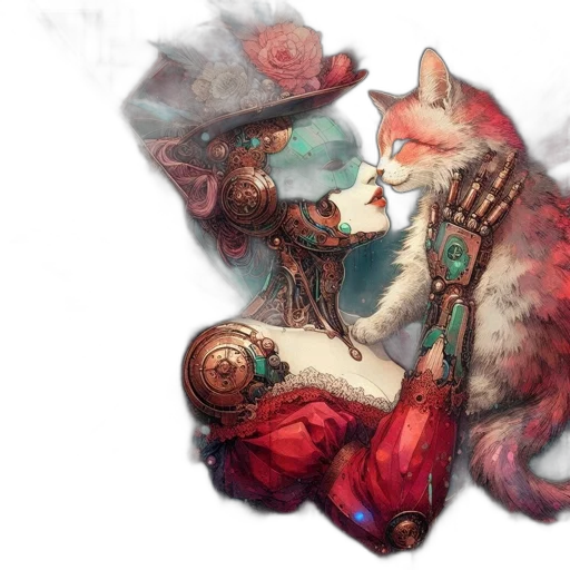 mask, fantasy art, concept art, watercolor transparent PNG cut-out