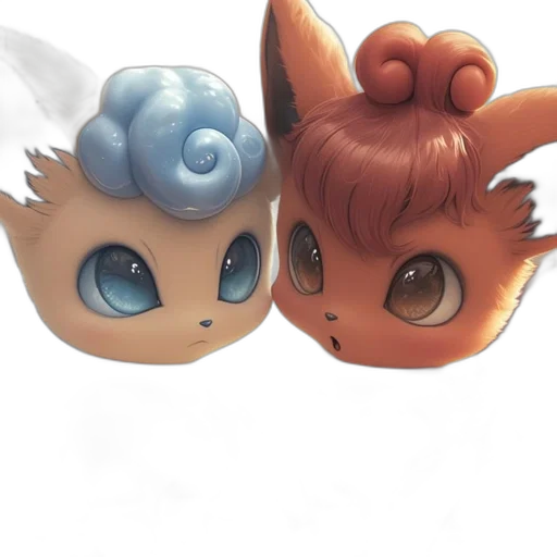 3d render, concept art, fantasy art, anime transparent PNG cut-out