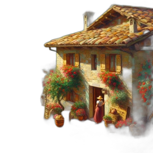 building, food, furniture, photorealistic transparent PNG cut-out