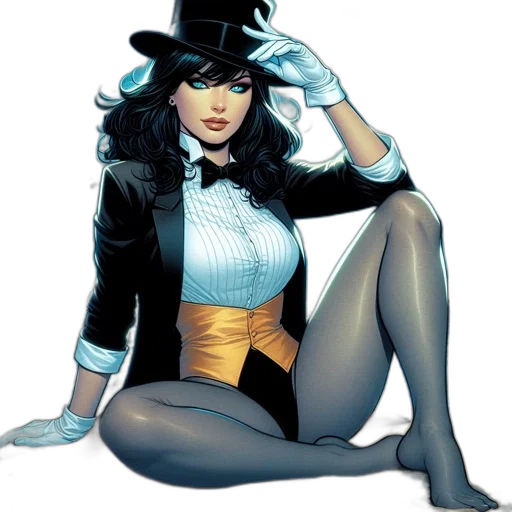 comic book art, concept art, cartoon, woman transparent PNG cut-out