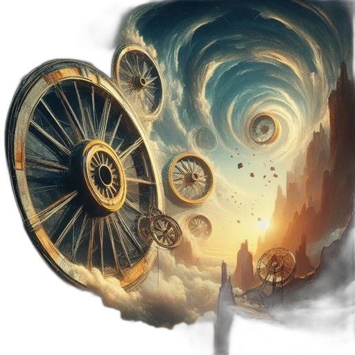 umbrella, concept art, fantasy art, comic book art transparent PNG cut-out
