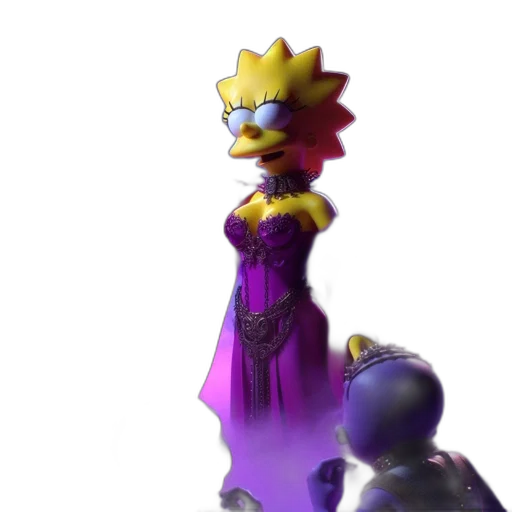 crown, dress, robot, staff transparent PNG cut-out