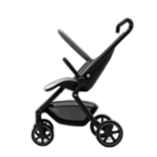 3d render, sleek, modern, stroller transparent PNG cut-out