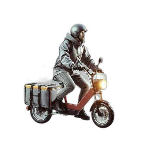 jacket, robot, concept art, comic book art transparent PNG cut-out