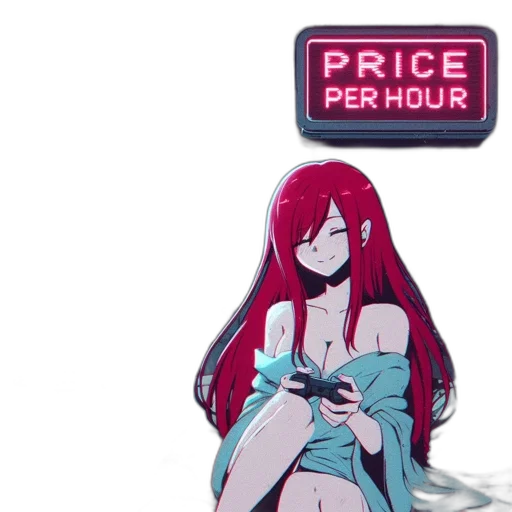 dress, jewelry, pixel art, vaporwave transparent PNG cut-out