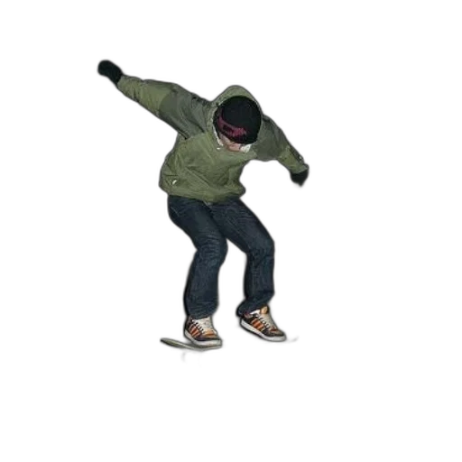jacket, person, wearing, green transparent PNG cut-out