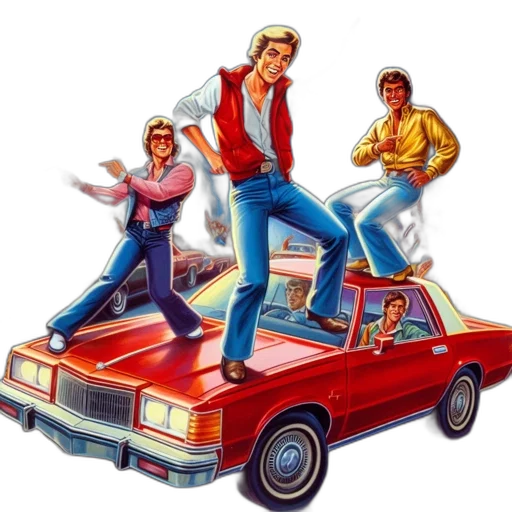 car, jacket, concept art, three transparent PNG cut-out