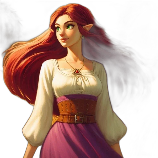 dress, fantasy art, concept art, photorealistic transparent PNG cut-out