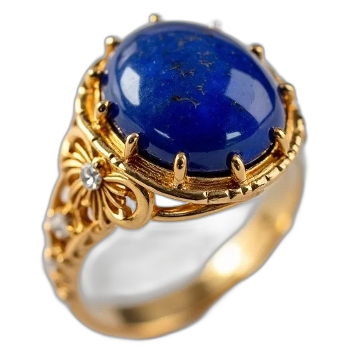jewelry, crown, 3d render, blue transparent PNG cut-out