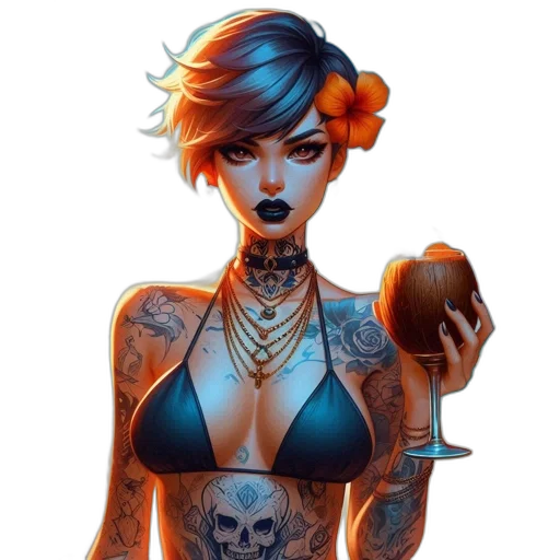 jewelry, dress, fantasy art, concept art transparent PNG cut-out
