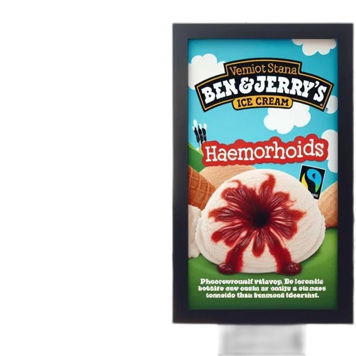 food, advertising, billboard, features transparent PNG cut-out
