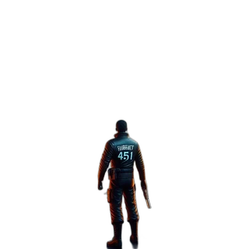 robot, weapon, jacket, creature transparent PNG cut-out