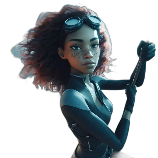 robot, comic book art, concept art, fantasy art transparent PNG cut-out