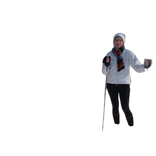 staff, jacket, 3d render, snow transparent PNG cut-out