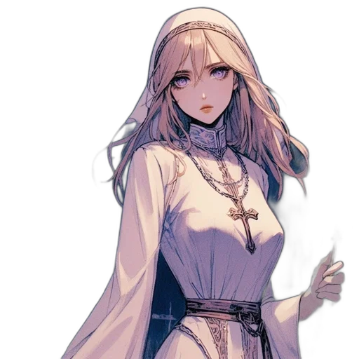 staff, dress, sword, crown transparent PNG cut-out