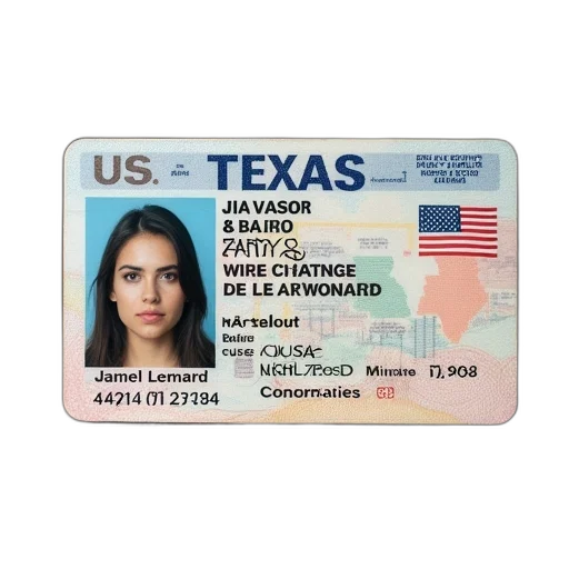 card, citizen, texas transparent PNG cut-out