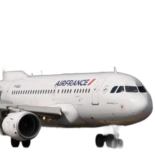 3d render, air, france, airplane transparent PNG cut-out