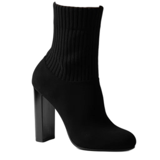 shoes, picture, black, sock transparent PNG cut-out