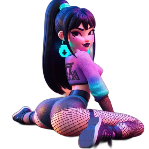 weapon, face, concept art, 3d render transparent PNG cut-out