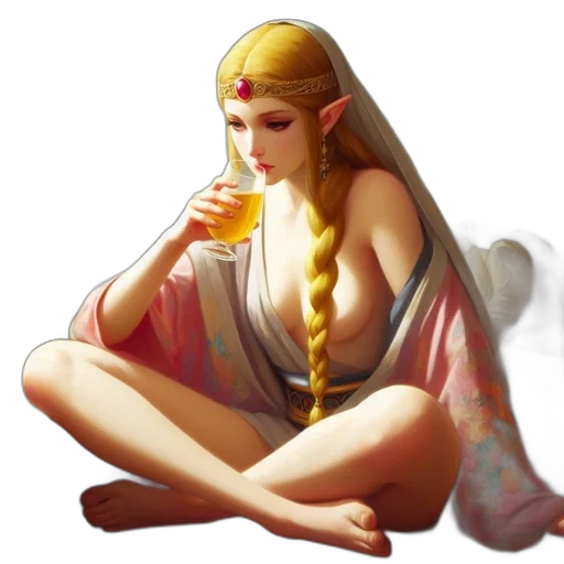 dress, fantasy art, concept art, pixel art transparent PNG cut-out