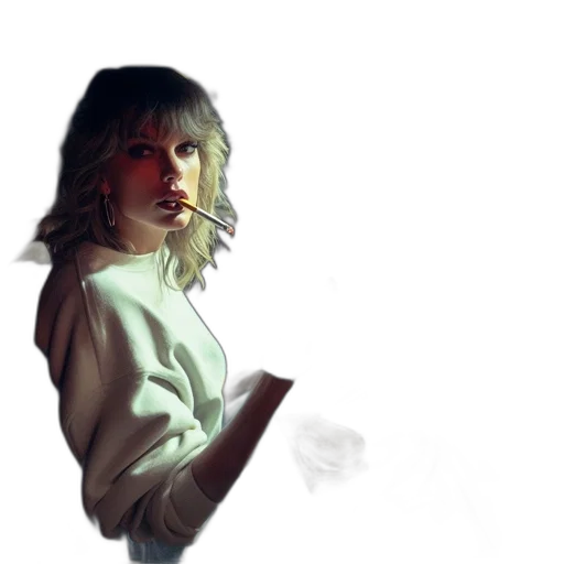 jacket, face, concept art, photorealistic transparent PNG cut-out