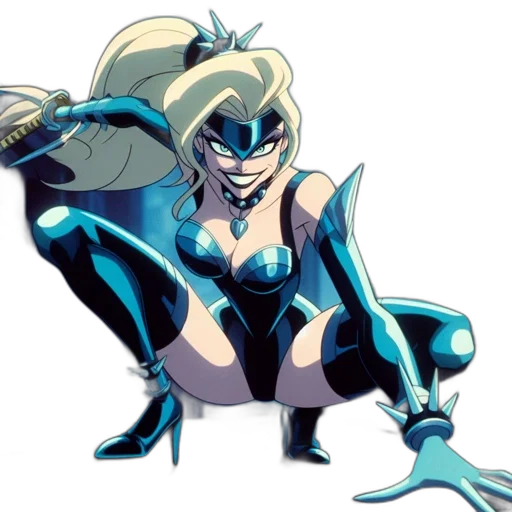 comic book art, concept art, cartoon, blue transparent PNG cut-out