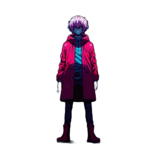 jacket, robot, creature, face transparent PNG cut-out