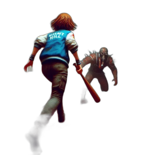 weapon, jacket, staff, creature transparent PNG cut-out
