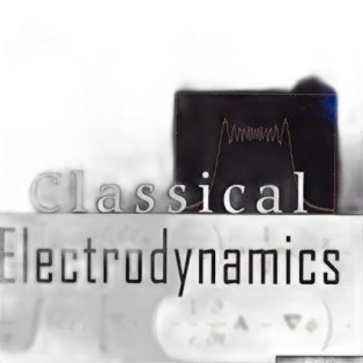 cover, classical, electrodynamics, features transparent PNG cut-out